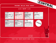 Tablet Screenshot of club-zentral.de